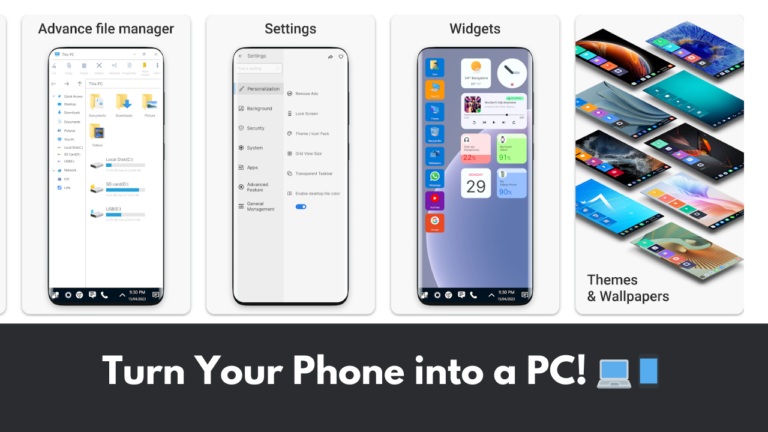 Turn Your Android Phone into a Computer with This Computer Launcher App